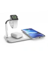 Încărcător wireless ZENS Dual+Watch pentru două dispozitive și Apple Watch (alb)