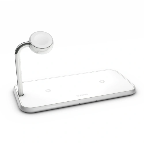 Ładowarka bezprzewodowa ZENS Dual+Watch do dwóch urządzeń oraz Apple Watch (white)