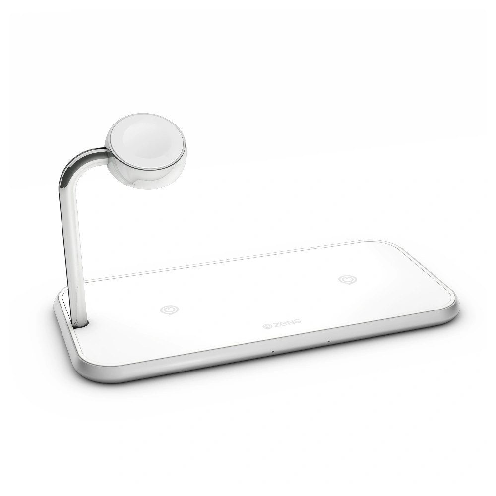 Hurtownia GSM - Încărcător wireless ZENS Dual+Watch pentru două dispozitive și Apple Watch (alb) - ZENS8 - {ean13} - Hurt