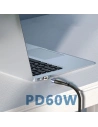 Wholesale Tech-Protect Magnetic 3in1 USB-C/USB-C-Lightning-microUSB Cable PD 60W/3A 1m Grey - THP1507 - {ean13} - Hurt