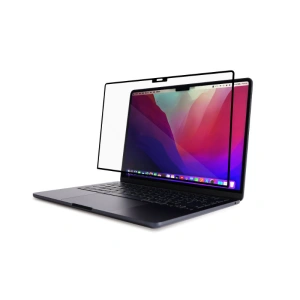Matná ochranná fólie Moshi iVisor AG Apple MacBook Air 13.6 (M2, 2022-2023) (Černá/Průhledná/Matná)