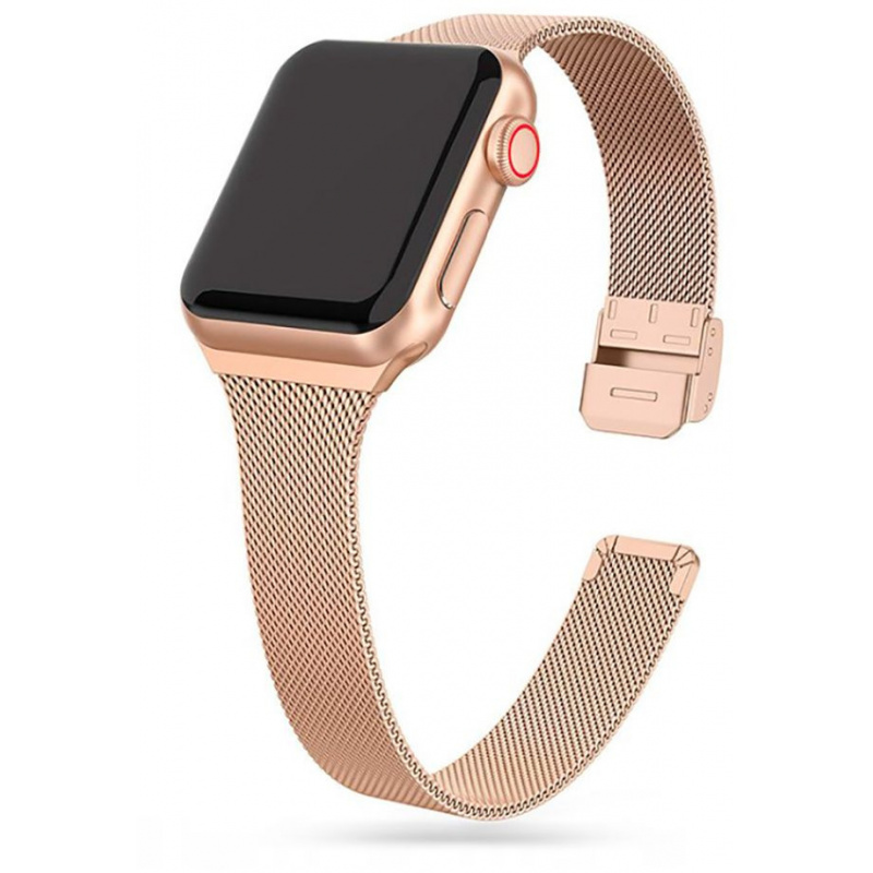 Tech-Protect Distributor - 9589046917714 - OT-371 - [OUTLET] Tech-Protect Thin Milanese Apple Watch 4/5/6/7/SE/8/9 40/41mm Blush Gold - B2B homescreen