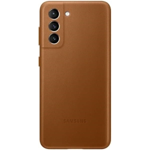 Hurtownia GSM - [OUTLET] Case Samsung Galaxy S21+ Plus EF-VG996LA braun/brown Lederhülle - OT-372 - {ean13} - Hurt
