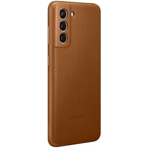 Hurtownia GSM - [OUTLET] Case Samsung Galaxy S21+ Plus EF-VG996LA braun/brown Lederhülle - OT-372 - {ean13} - Hurt