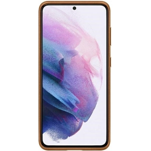 Hurtownia GSM - [OUTLET] Tok Samsung Galaxy S21+ Plus EF-VG996LA barna/brown bőr borítás - OT-372 - {ean13} - Hurt