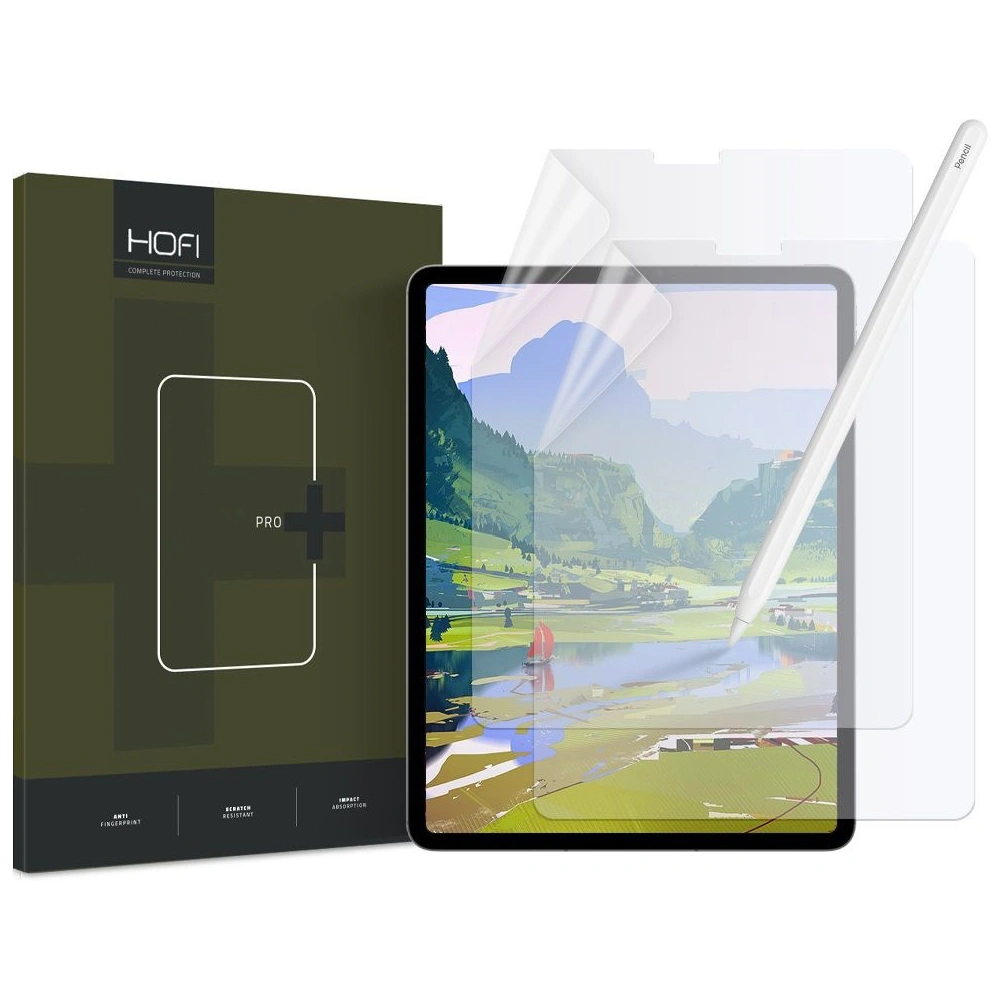 Hurtownia GSM - Folie Hofi Paper Pro+ Apple iPad Air 10.9 2020/2022 (4, 5. Gen) / iPad Pro 11 2018/2020/2021 (1, 2, 3. Gen) / iPad Air 11 2024 (6. Generation) Matt Klar [2 PACK] - HOFI311 - {ean13} - Hurt