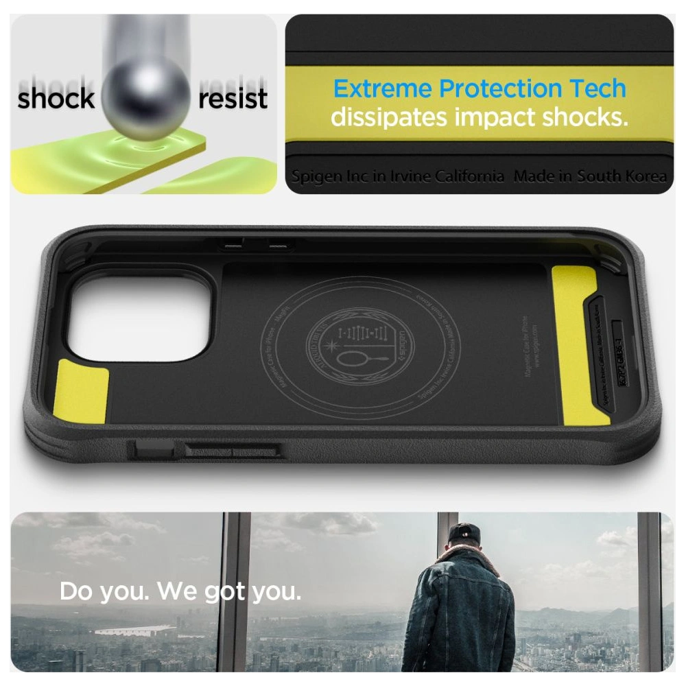 Hurtownia GSM - Case Spigen Geo Armor 360 Mag MagSafe Apple iPhone 14 Pro Max Schwarz - SPN2569 - {ean13} - Hurt