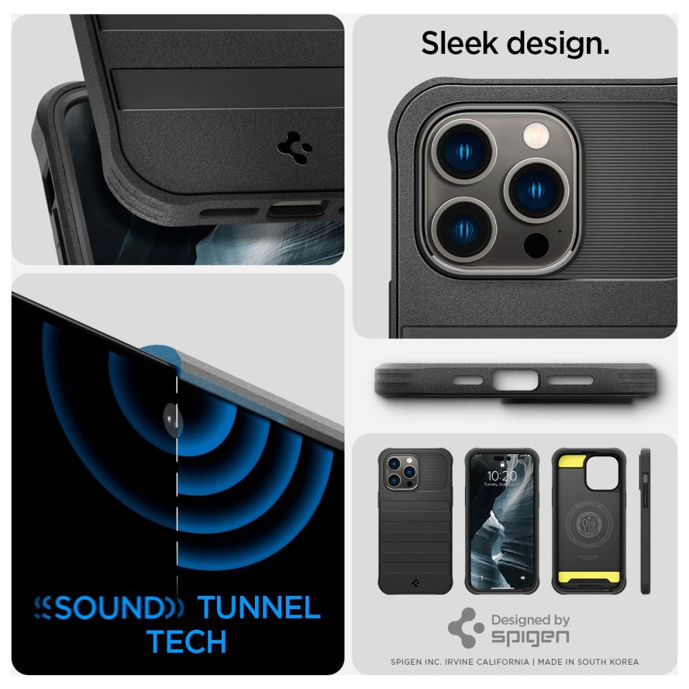 Hurtownia GSM - Case Spigen Geo Armor 360 Mag MagSafe Apple iPhone 14 Pro Max Schwarz - SPN2569 - {ean13} - Hurt