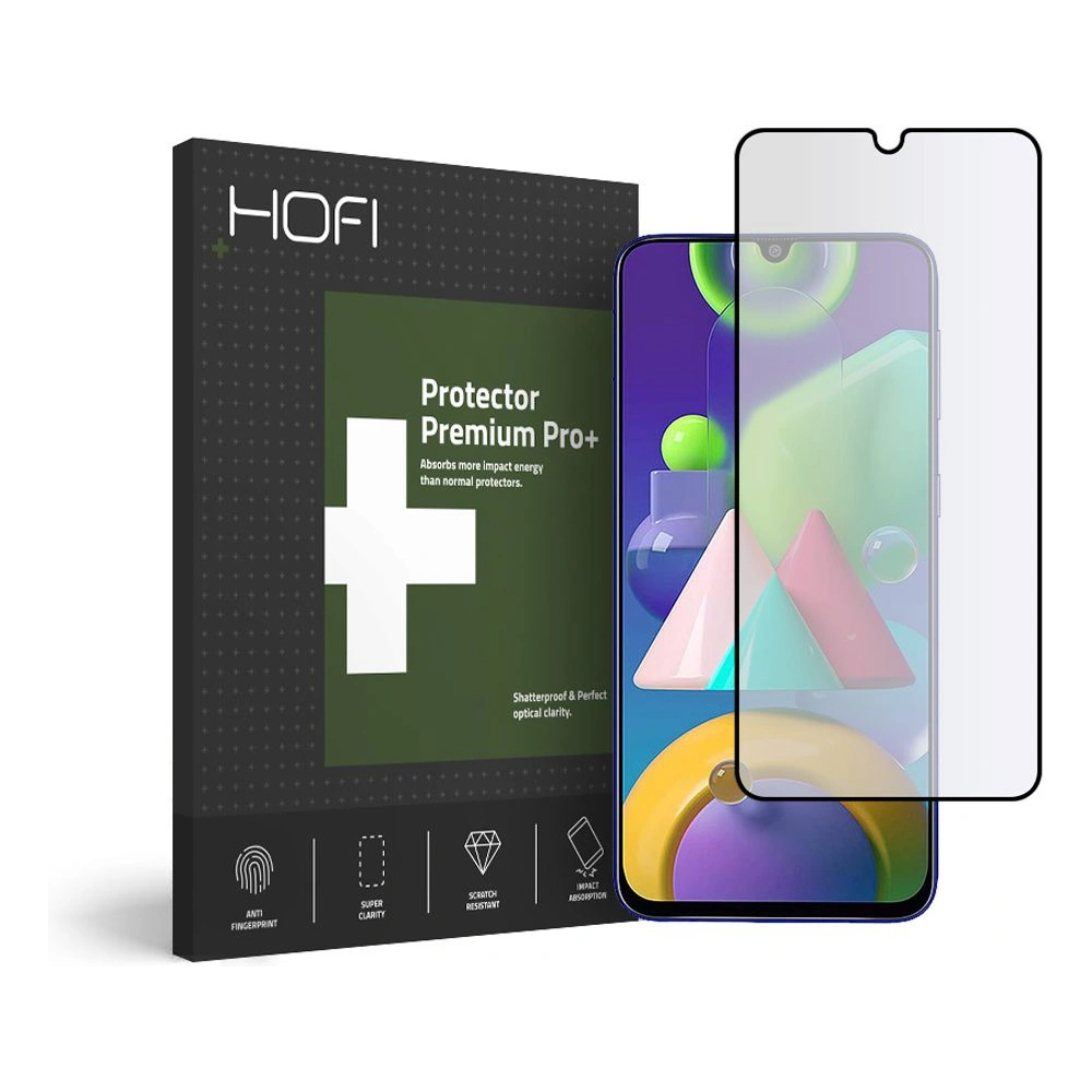 Hurtownia GSM - Sticlă hibridă Hofi Ultraflex Glass Samsung Galaxy M21 Negru - HOFI314 - {ean13} - Hurt