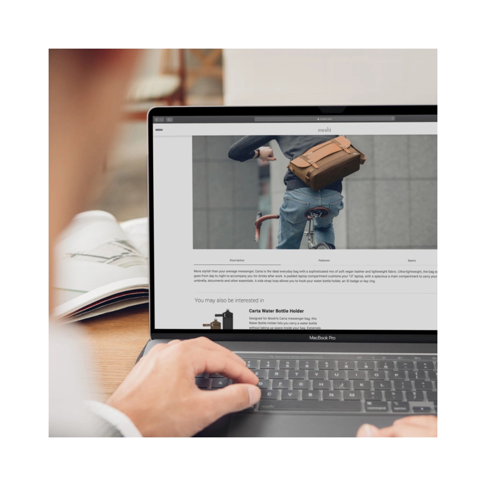 Hurtownia GSM - Folia de protecție Moshi Umbra Apple MacBook Pro 16 (2021-2023) cu filtru de confidențialitate (ramă neagră) - MOSH287 - {ean13} - Hurt