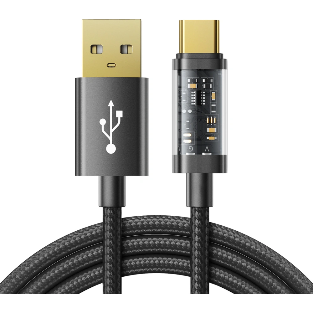Hurtownia GSM - Kábel Joyroom USB/USB-C 3A 1,2m fekete (S-UC027A12) - JYR458 - {ean13} - Hurt