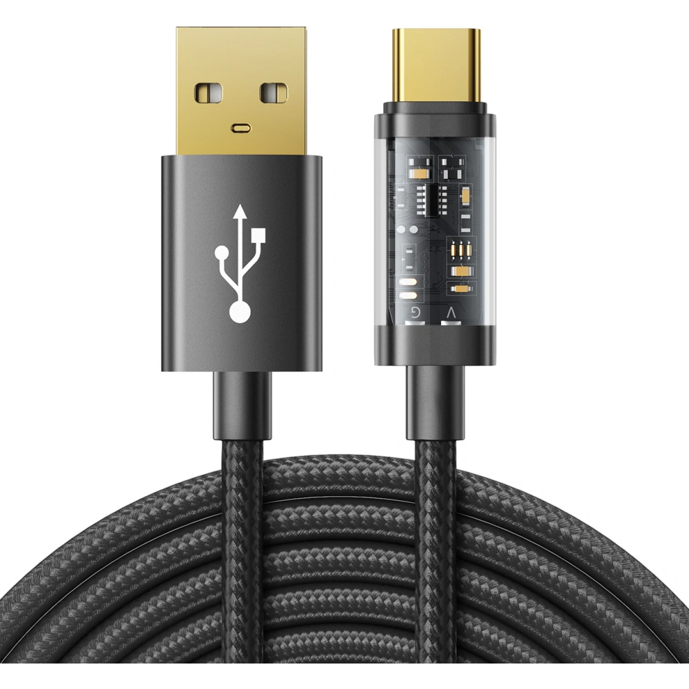 Hurtownia GSM - Kabel Joyroom USB/USB-C 3A 2m černý (S-UC027A20) - JYR459 - {ean13} - Hurt
