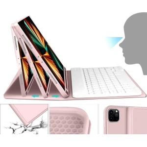 Hurtownia GSM - Etui cu tastatură Tech-Protect SC Pen Apple iPad Pro 11 2020/2021/2022 (2., 3. și 4. generație) Roz - THP1532 - {ean13} - Hurt
