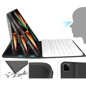 Hurtownia GSM - Etui cu tastatură Tech-Protect SC Pen Apple iPad Pro 11 2020/2021/2022 (2, 3 și 4 generație) Negru - THP1533 - {ean13} - Hurt