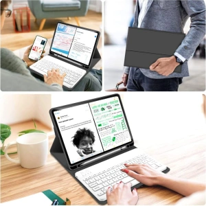 Hurtownia GSM - Etui cu tastatură Tech-Protect SC Pen Apple iPad Pro 11 2020/2021/2022 (2, 3 și 4 generație) Negru - THP1533 - {ean13} - Hurt