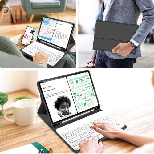 Etui z klawiaturą Tech-Protect SC Pen Apple iPad Pro 11 2020/2021/2022 (2., 3. i 4. generacji) Black