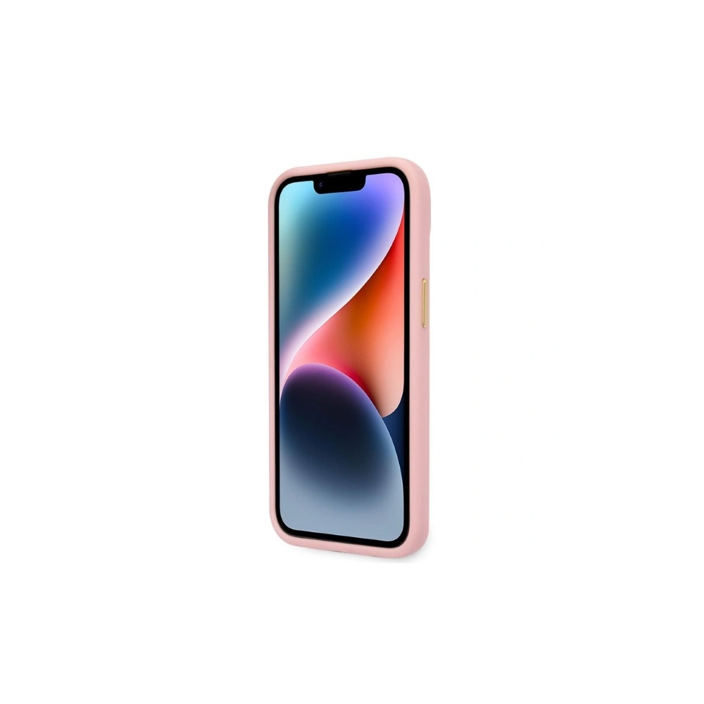 Hurtownia GSM - Case Guess GUHCP14MHGCRHP Apple iPhone 14 Plus / 15 Plus rosa/pink Hartschalen Croco Collection - GUE2258 - {ean13} - Hurt