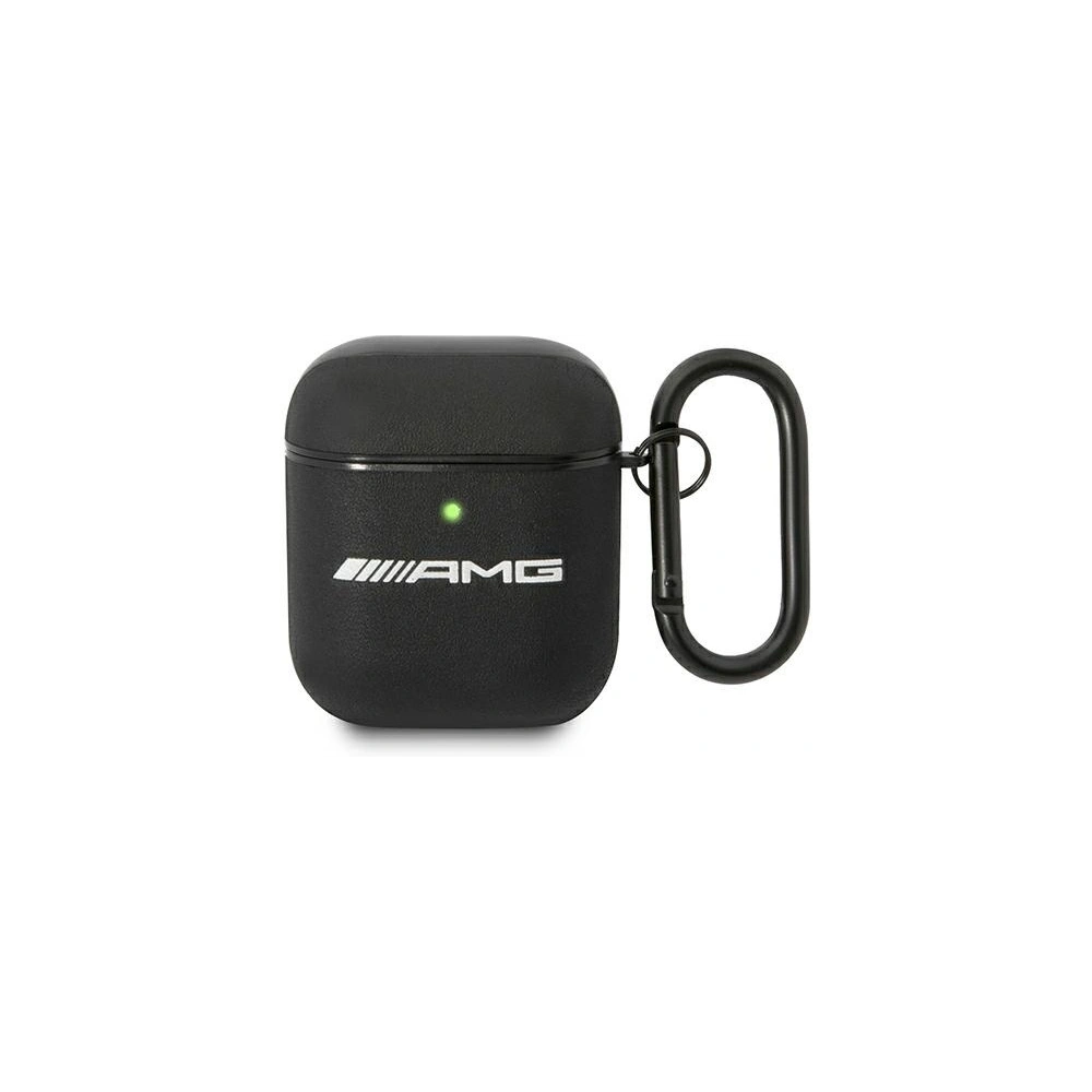 Etui Mercedes AMG AMA2SLWK Apple AirPods kryt černý/black kůže