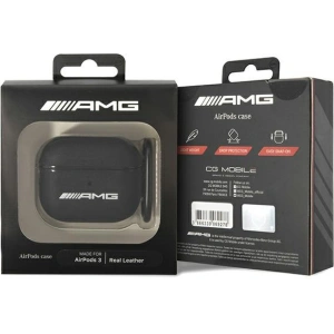 Hurtownia GSM - Etui Mercedes AMG AMA3SLWK Apple AirPods 3 tok fekete/bőr - MRS64 - {ean13} - Hurt