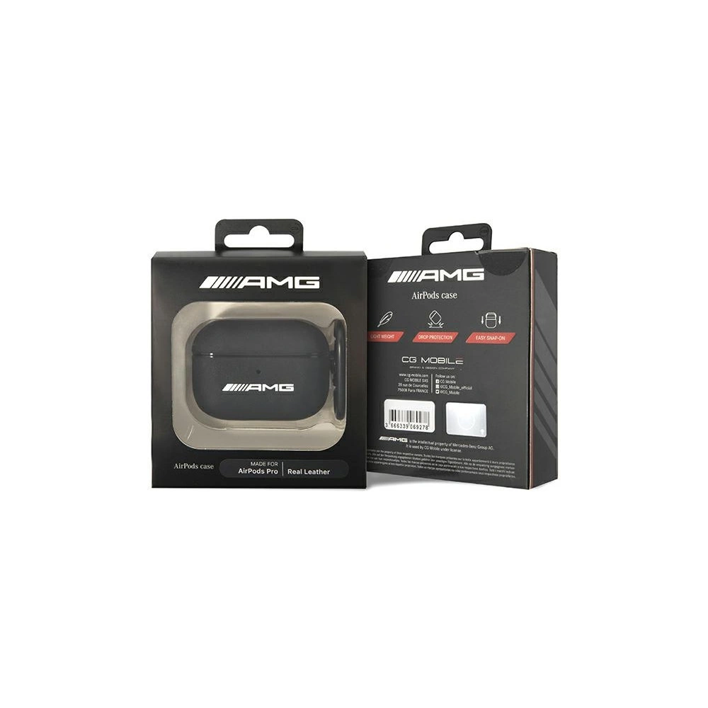 Hurtownia GSM - Case Mercedes AMG AMAPSLWK Apple AirPods Pro Hülle schwarz/black Leder - MRS65 - {ean13} - Hurt