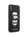 Hurtownia GSM - Case Karl Lagerfeld KLHCI65SAKICKCBK Apple iPhone XS Max schwarz/hardcase Saffiano Ikonik Karl&Choupette Kopf - KLD1214 - {ean13} - Hurt
