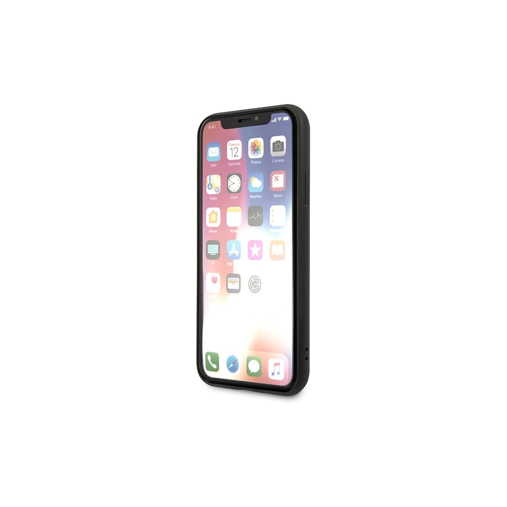 Hurtownia GSM - Case Karl Lagerfeld KLHCI65SAKICKCBK Apple iPhone XS Max schwarz/hardcase Saffiano Ikonik Karl&Choupette Kopf - KLD1214 - {ean13} - Hurt