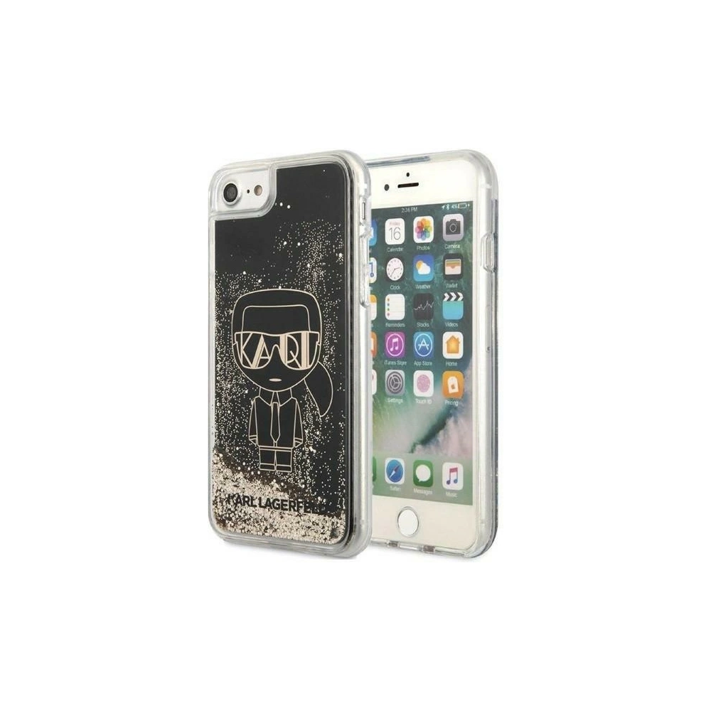 Hurtownia GSM - Case Karl Lagerfeld KLHCI8LGGKBK Apple iPhone SE 2022/SE 2020/8/7 schwarz/black hardcase Liquid Glitter Gatsby - KLD1215 - {ean13} - Hurt