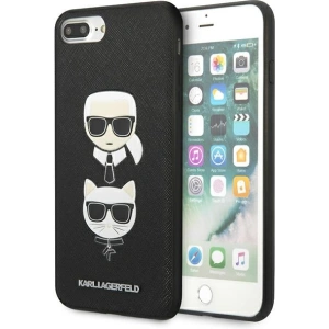 Hurtownia GSM - Etui Karl Lagerfeld KLHCI8LSAKICKCBK Apple iPhone 8/7 Plus fekete/fekete keménytok Saffiano Ikonik Karl&Choupette Head - KLD1216 - {ean13} - Hurt
