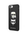 Hurtownia GSM - Etui Karl Lagerfeld KLHCI8LSAKICKCBK Apple iPhone 8/7 Plus fekete/fekete keménytok Saffiano Ikonik Karl&Choupette Head - KLD1216 - {ean13} - Hurt