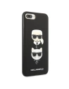 Hurtownia GSM - Etui Karl Lagerfeld KLHCI8LSAKICKCBK Apple iPhone 8/7 Plus fekete/fekete keménytok Saffiano Ikonik Karl&Choupette Head - KLD1216 - {ean13} - Hurt