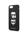 Hurtownia GSM - Etui Karl Lagerfeld KLHCI8LSAKICKCBK Apple iPhone 8/7 Plus fekete/fekete keménytok Saffiano Ikonik Karl&Choupette Head - KLD1216 - {ean13} - Hurt