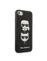Hurtownia GSM - Etui Karl Lagerfeld KLHCI8SAKICKCBK Apple iPhone SE 2022/SE 2020/8/7 fekete/black kemény tok Saffiano Ikonik Karl&Choupette Head - KLD1217 - {ean13} - Hurt
