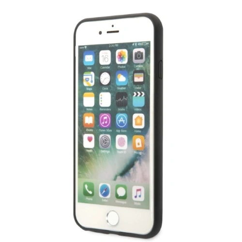 Etui Karl Lagerfeld KLHCI8SAKICKCBK Apple iPhone SE 2022/SE 2020/8/7 czarny/black hardcase Saffiano Ikonik Karl&Choupette Head