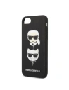 Hurtownia GSM - Case Karl Lagerfeld KLHCI8SAKICKCBK Apple iPhone SE 2022/SE 2020/8/7 schwarz/black hardcase Saffiano Ikonik Karl&Choupette Kopf - KLD1217 - {ean13} - Hurt