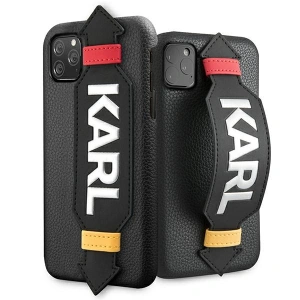 Hurtownia GSM - Etui Karl Lagerfeld KLHCN58HDAWBK Apple iPhone 11 Pro hardcase černý/black Strap - KLD1218 - {ean13} - Hurt
