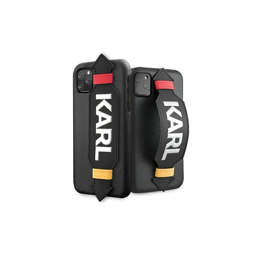 Wholesale Karl Lagerfeld KLHCN58HDAWBK Apple iPhone 11 Pro hardcase black Strap - KLD1218 - {ean13} - Hurt