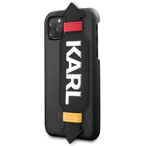 Hurtownia GSM - Etui Karl Lagerfeld KLHCN58HDAWBK Apple iPhone 11 Pro hardcase černý/black Strap - KLD1218 - {ean13} - Hurt