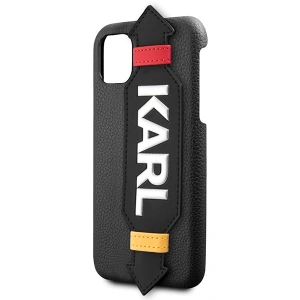 Hurtownia GSM - Etui Karl Lagerfeld KLHCN58HDAWBK Apple iPhone 11 Pro hardcase černý/black Strap - KLD1218 - {ean13} - Hurt