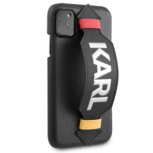 Hurtownia GSM - Etui Karl Lagerfeld KLHCN58HDAWBK Apple iPhone 11 Pro hardcase černý/black Strap - KLD1218 - {ean13} - Hurt