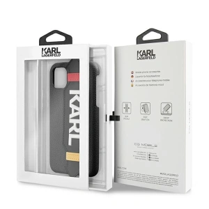 Hurtownia GSM - Etui Karl Lagerfeld KLHCN58HDAWBK Apple iPhone 11 Pro hardcase černý/black Strap - KLD1218 - {ean13} - Hurt