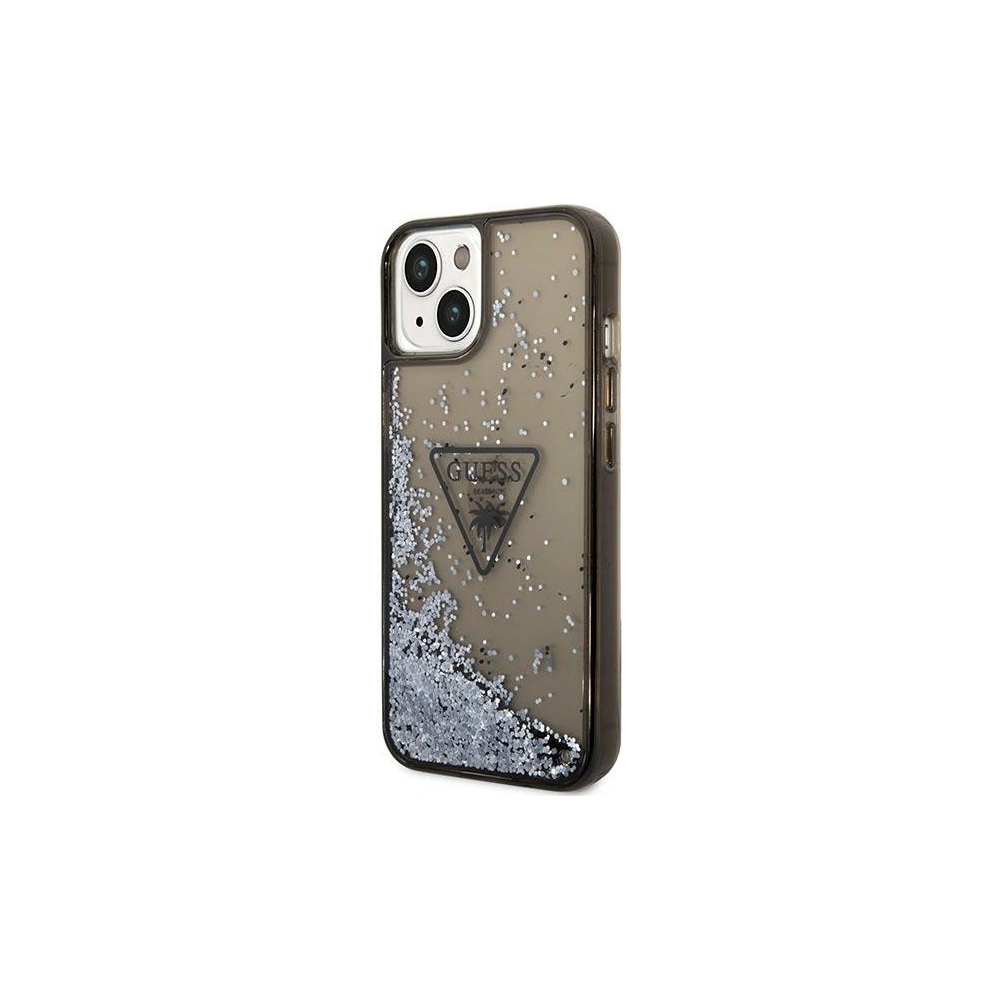 Hurtownia GSM - Etui Guess GUHCP14SLFCTPK Apple iPhone 14 fekete/black hardcase Liquid Glitter Palm Collection - GUE2261 - {ean13} - Hurt