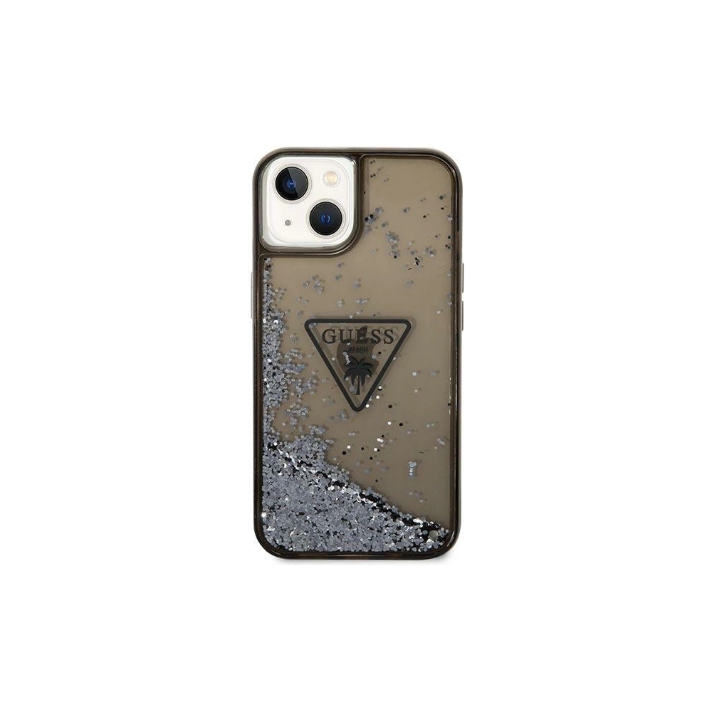 Hurtownia GSM - Etui Guess GUHCP14SLFCTPK Apple iPhone 14 černý/black hardcase Liquid Glitter Palm Collection - GUE2261 - {ean13} - Hurt