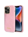 Etui Guess GUHCP14XHGCRHP Apple iPhone 14 Pro Max różowy/pink hardcase Croco Collection
