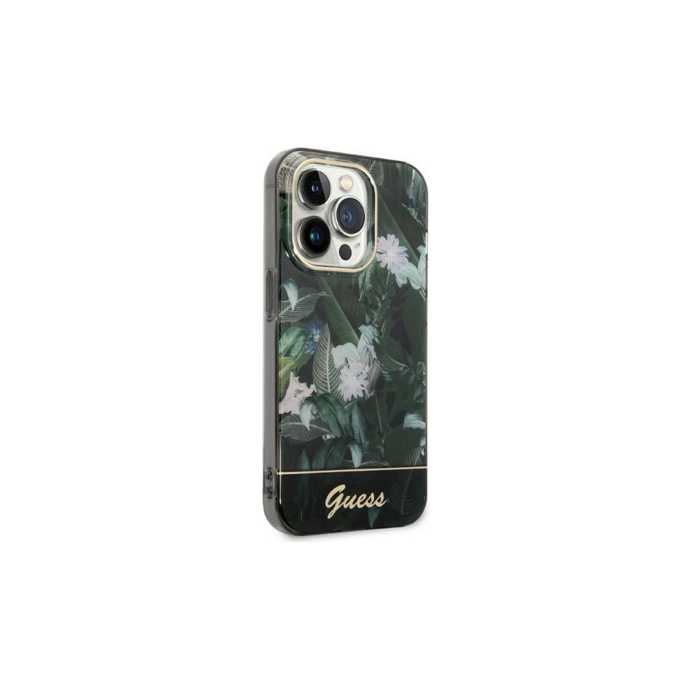 Hurtownia GSM - Etui Guess GUHCP14XHGJGHA Apple iPhone 14 Pro Max zöld/green hardcase Jungle Collection - GUE2263 - {ean13} - Hurt