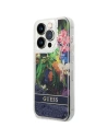 Hurtownia GSM - Etui Guess GUHCP14XLFLSB Apple iPhone 14 Pro Max albastru/hardcase Flower Liquid Glitter - GUE2265 - {ean13} - Hurt