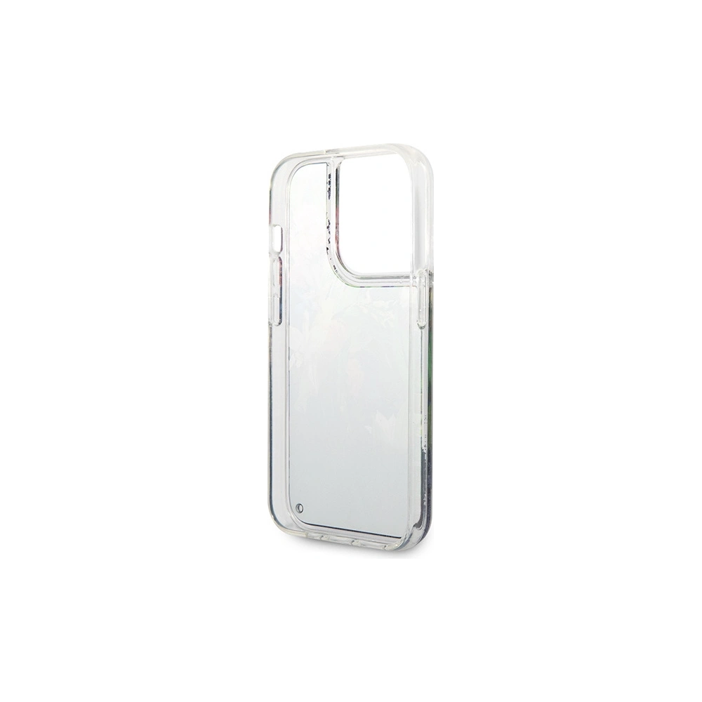 Hurtownia GSM - Etui Guess GUHCP14XLFLSB Apple iPhone 14 Pro Max albastru/hardcase Flower Liquid Glitter - GUE2265 - {ean13} - Hurt