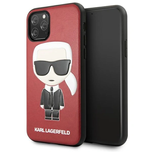 Etui Karl Lagerfeld KLHCN58IKPURE Apple iPhone 11 Pro hardcase czerwony/red Iconic Karl Embossed