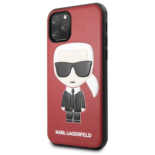 Etui Karl Lagerfeld KLHCN58IKPURE Apple iPhone 11 Pro hardcase czerwony/red Iconic Karl Embossed
