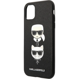 Hurtownia GSM - Etui Karl Lagerfeld KLHCN58SAKICKCBK Apple iPhone 11 Pro černý/black hardcase Saffiano Ikonik Karl&Choupette Head - KLD1220 - {ean13} - Hurt