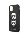 Hurtownia GSM - Etui Karl Lagerfeld KLHCN58SAKICKCBK Apple iPhone 11 Pro černý/black hardcase Saffiano Ikonik Karl&Choupette Head - KLD1220 - {ean13} - Hurt